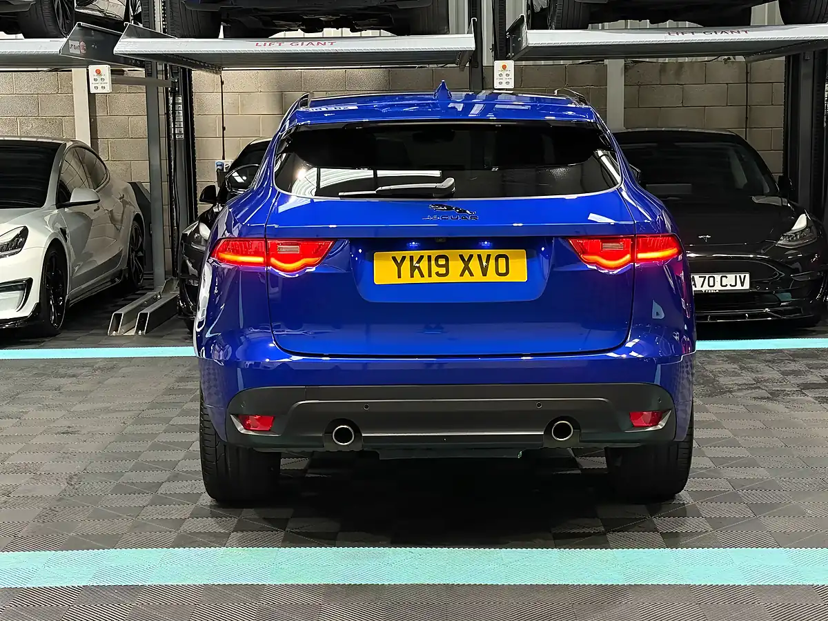 Used 2019 Jaguar F-Pace R-Sport Blue - Interior and Exterior details 8