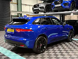 Used 2019 Jaguar F-Pace R-Sport Blue - Interior and Exterior details 9