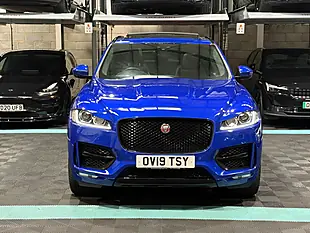 Used 2019 Jaguar F-Pace R-Sport Blue - Interior and Exterior details 4