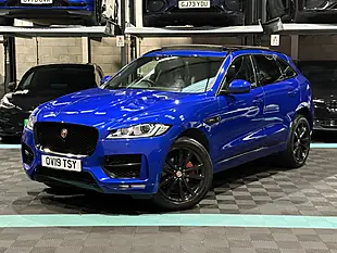 Used 2019 Jaguar F-Pace R-Sport Blue - Interior and Exterior details 5