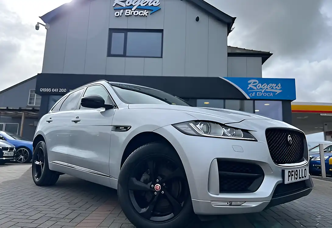 Used 2019 Jaguar F-Pace R-Sport Indus Silver - Interior and Exterior details 2