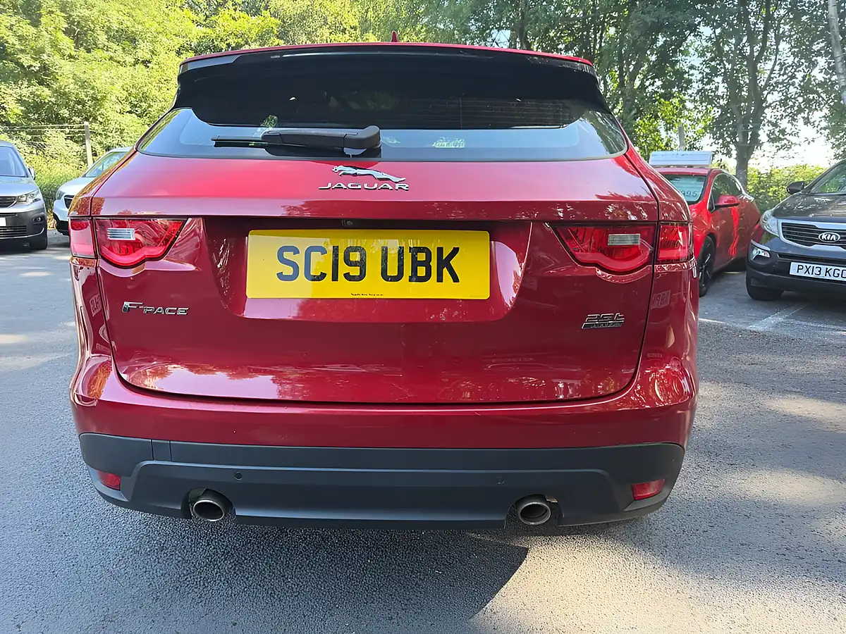 Used 2019 Jaguar F-Pace R-Sport Red - Interior and Exterior details 5