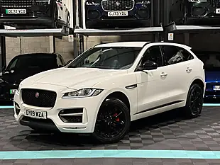Used 2019 Jaguar F-Pace R-Sport White - Interior and Exterior details 5