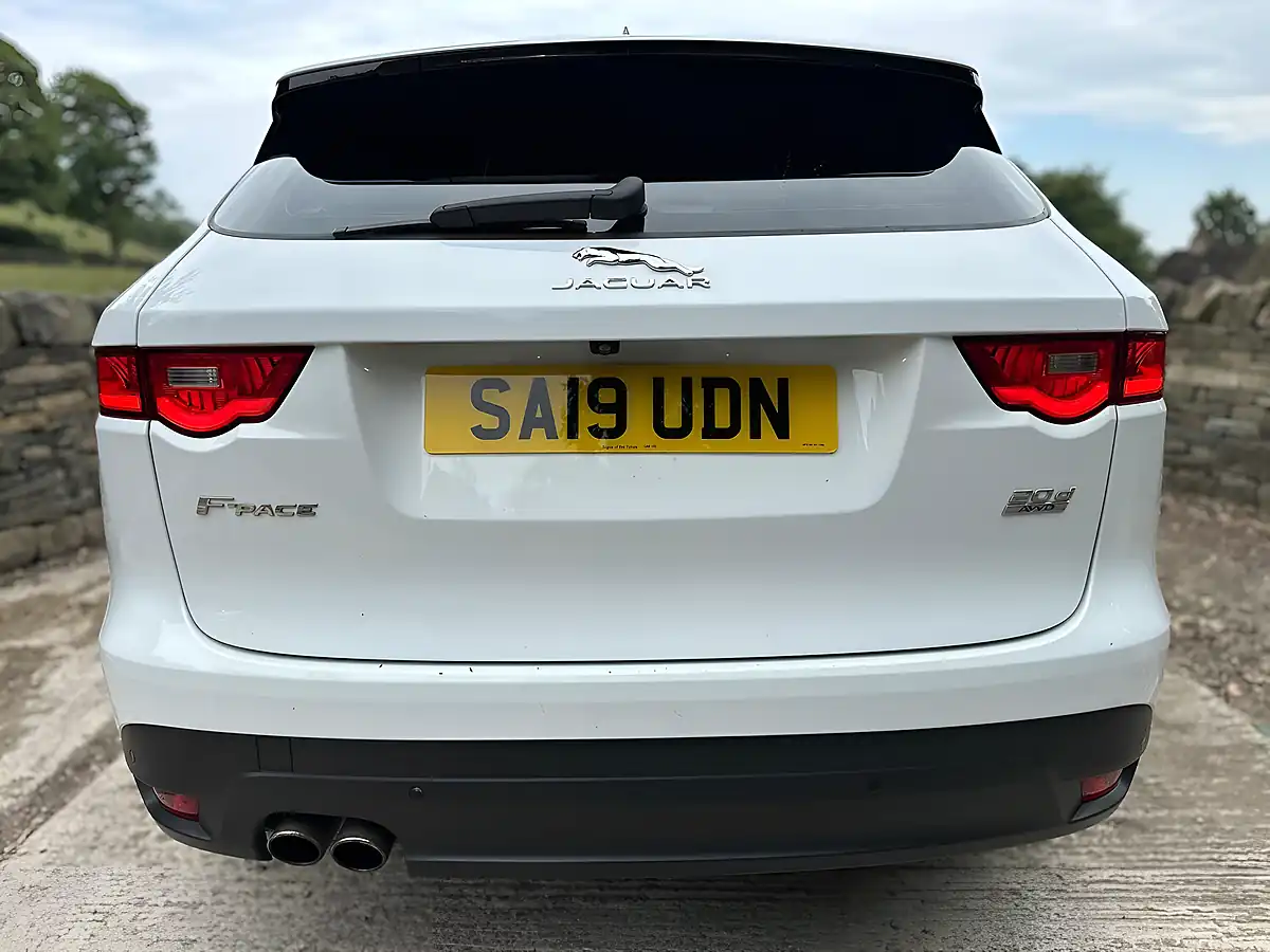 Used 2019 Jaguar F-Pace R-Sport White - Interior and Exterior details 18