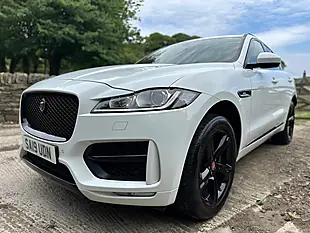 Used 2019 Jaguar F-Pace R-Sport White - Interior and Exterior details 2