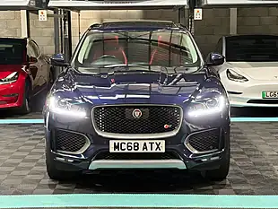 Used 2019 Jaguar F-Pace S Blue - Interior and Exterior details 4