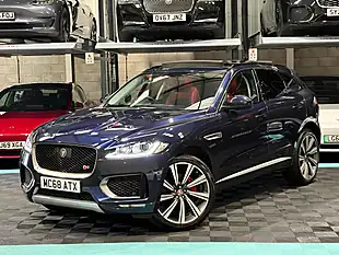 Used 2019 Jaguar F-Pace S Blue - Interior and Exterior details 5
