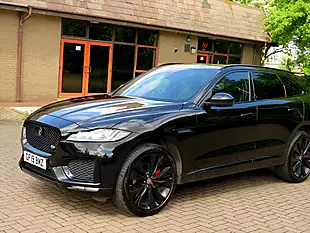 Used 2019 Jaguar F-Pace S Santorini Black - Interior and Exterior details 14