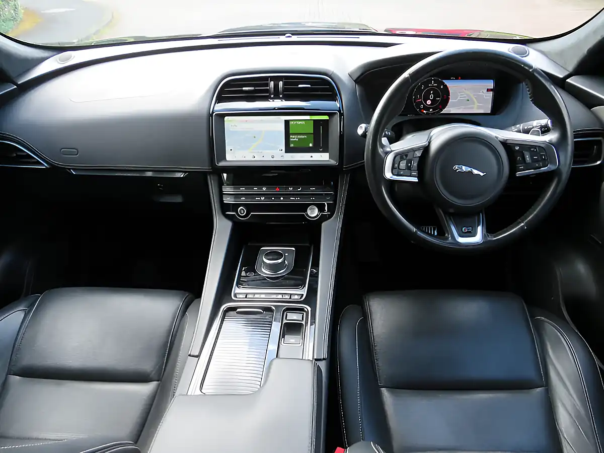 Used 2019 Jaguar F-Pace S Santorini Black - Interior and Exterior details 20