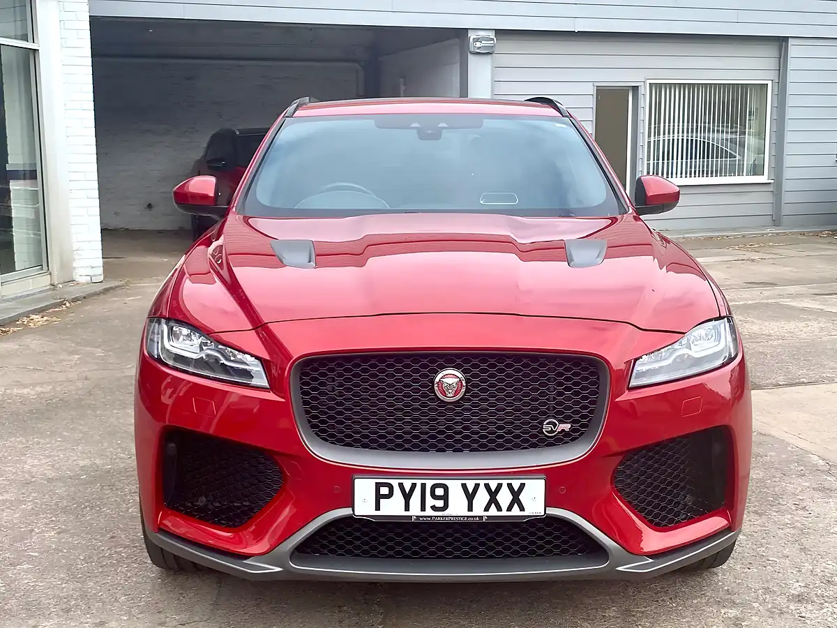 Used 2019 Jaguar F-Pace Svr Quickshift Red - Interior and Exterior details 3