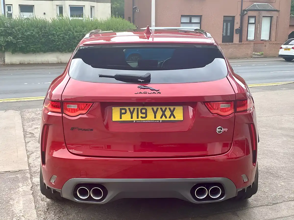 Used 2019 Jaguar F-Pace Svr Quickshift Red - Interior and Exterior details 8