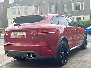 Used 2019 Jaguar F-Pace Svr Quickshift Red - Interior and Exterior details 9