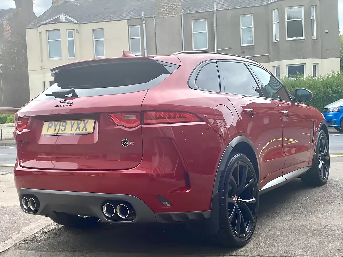Used 2019 Jaguar F-Pace Svr Quickshift Red - Interior and Exterior details 9