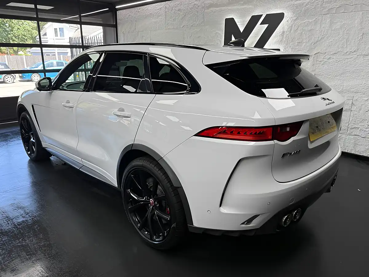 Used 2019 Jaguar F-Pace Svr White - Interior and Exterior details 11