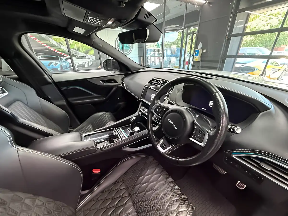 Used 2019 Jaguar F-Pace Svr White - Interior and Exterior details 15