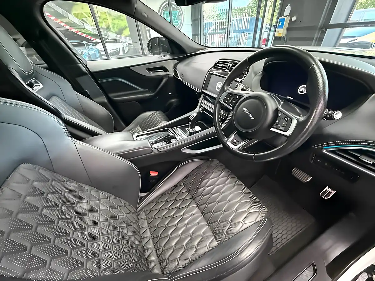 Used 2019 Jaguar F-Pace Svr White - Interior and Exterior details 3