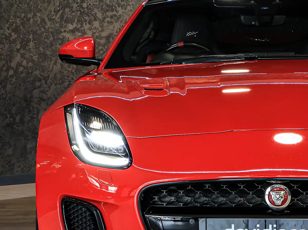 Used 2019 Jaguar F-Type Chequered Flag Red - Interior and Exterior details 10