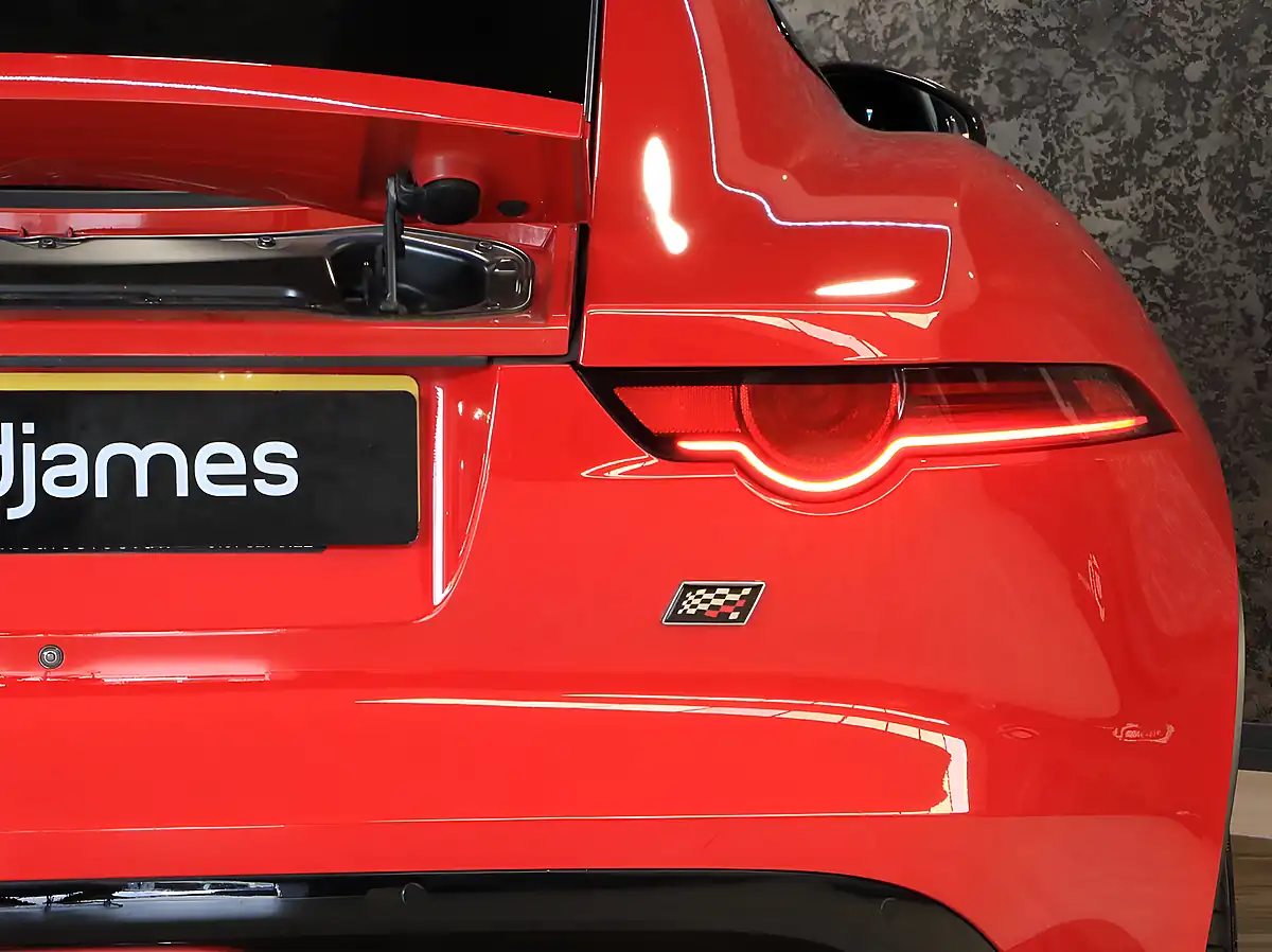 Used 2019 Jaguar F-Type Chequered Flag Red - Interior and Exterior details 11
