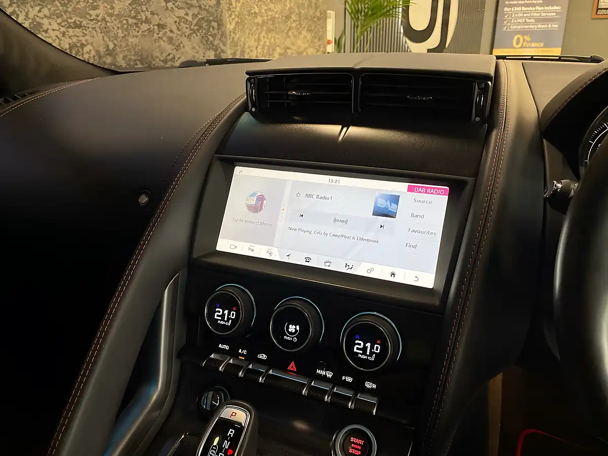 Used 2019 Jaguar F-Type Chequered Flag Red - Interior and Exterior details 14