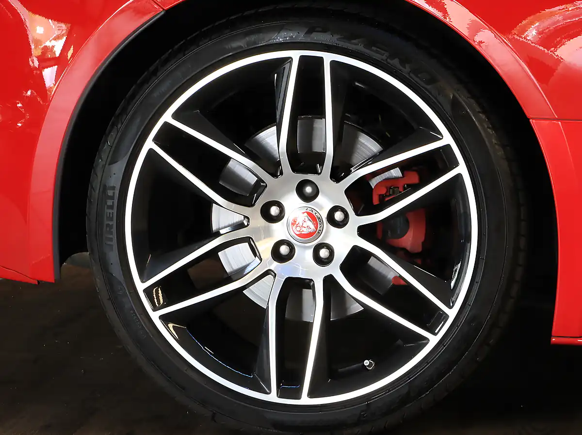 Used 2019 Jaguar F-Type Chequered Flag Red - Interior and Exterior details 19