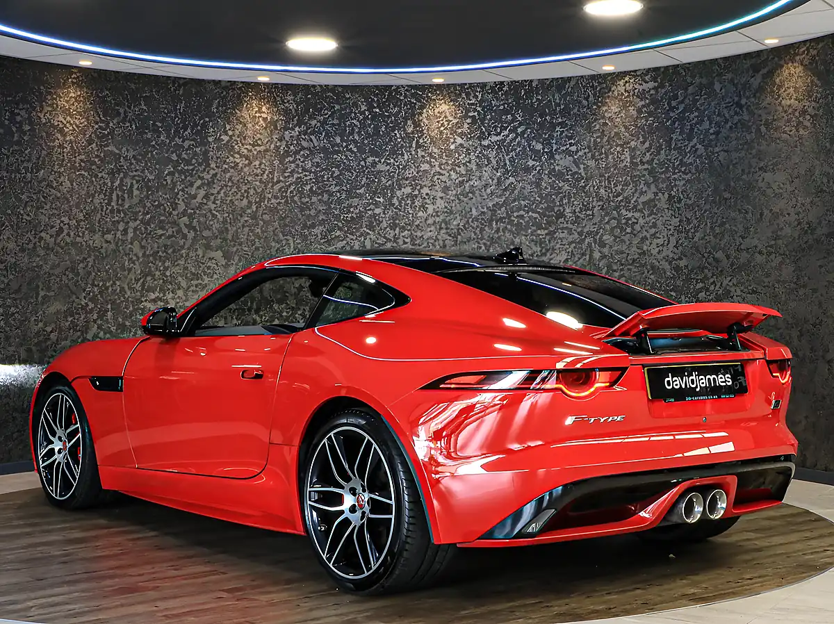 Used 2019 Jaguar F-Type Chequered Flag Red - Interior and Exterior details 7