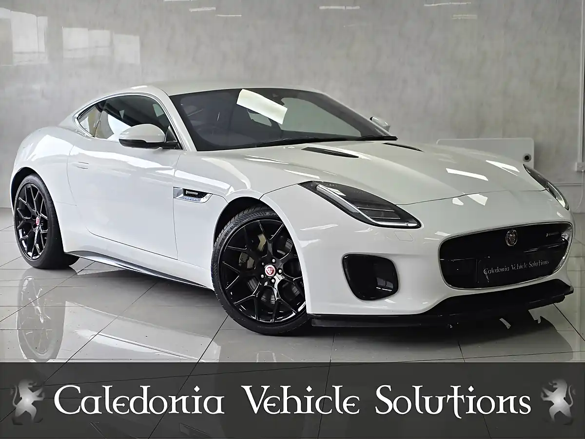 Used 2019 Jaguar F-Type R-Dynamic White - Front View