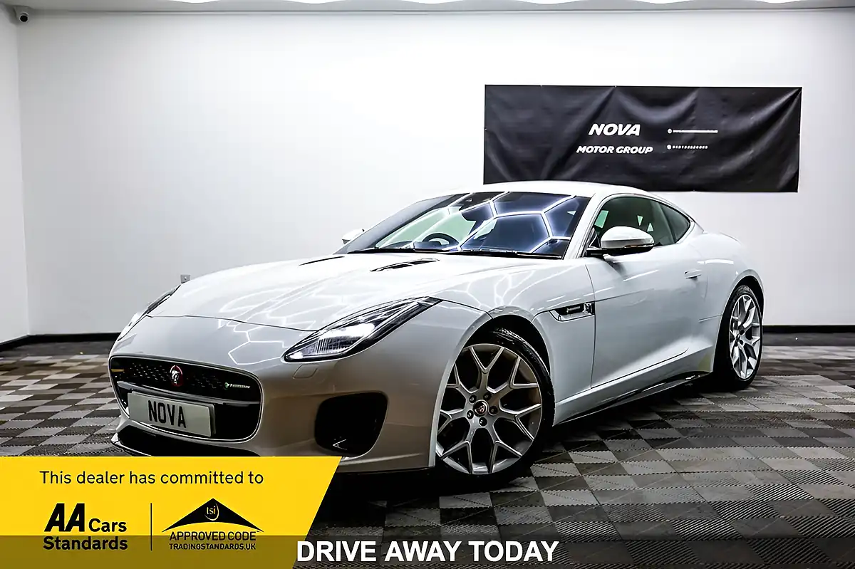 Used 2019 Jaguar F-Type R-Dynamic White - Front View