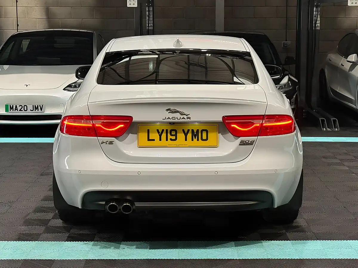 Used 2019 Jaguar Xe Landmark White - Interior and Exterior details 8