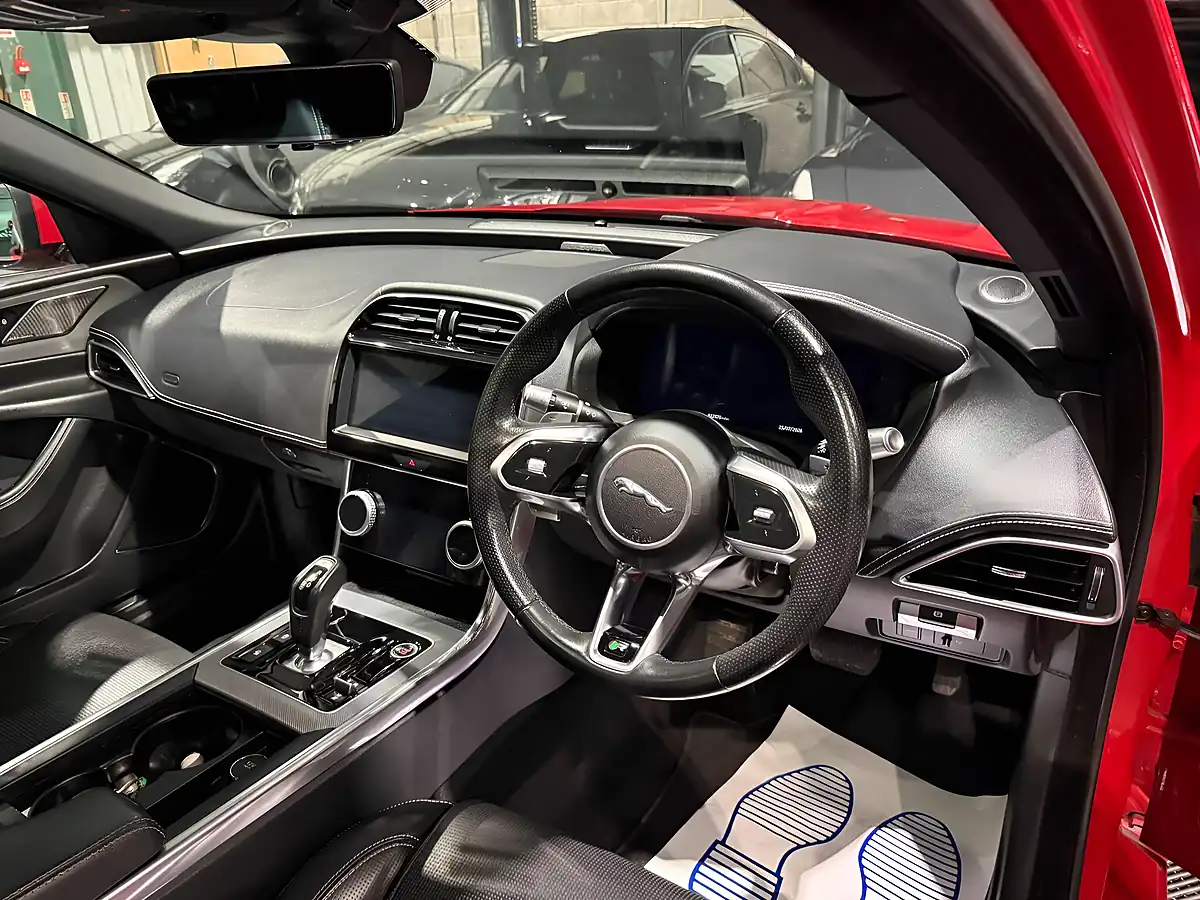 Used 2019 Jaguar Xe R-Dynamic Hse Red - Interior and Exterior details 12