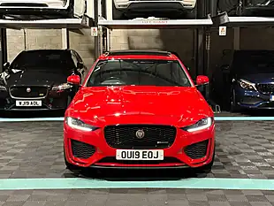 Used 2019 Jaguar Xe R-Dynamic Hse Red - Interior and Exterior details 4