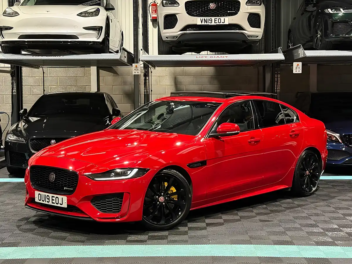 Used 2019 Jaguar Xe R-Dynamic Hse Red - Interior and Exterior details 5