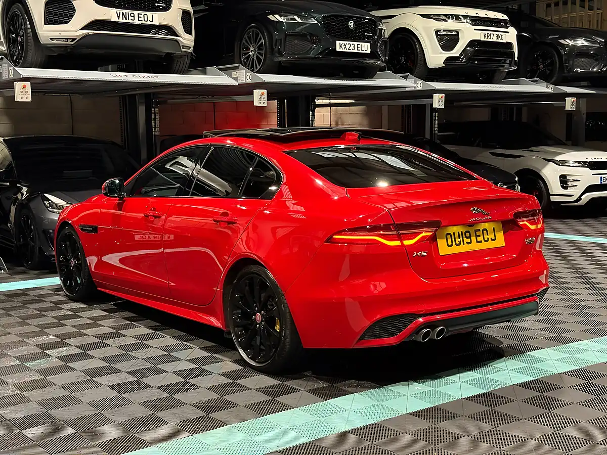 Used 2019 Jaguar Xe R-Dynamic Hse Red - Interior and Exterior details 7