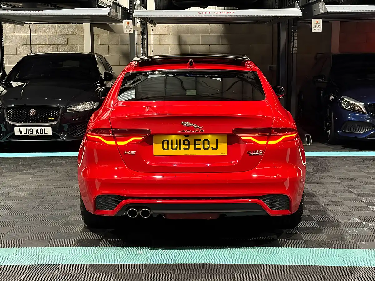 Used 2019 Jaguar Xe R-Dynamic Hse Red - Interior and Exterior details 8