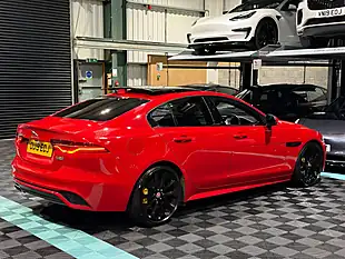 Used 2019 Jaguar Xe R-Dynamic Hse Red - Interior and Exterior details 9