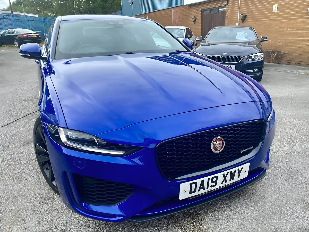 Used 2019 Jaguar Xe R-Dynamic S Blue - Interior and Exterior details 2