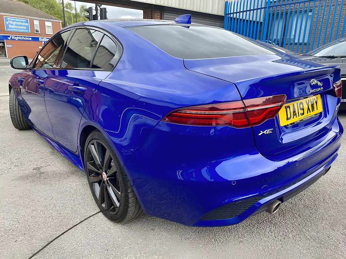 Used 2019 Jaguar Xe R-Dynamic S Blue - Interior and Exterior details 5