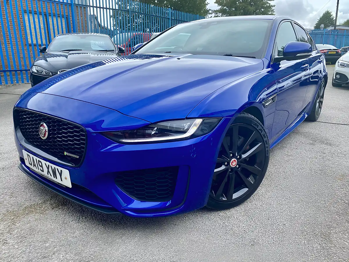 Used 2019 Jaguar Xe R-Dynamic S Blue - Interior and Exterior details 6