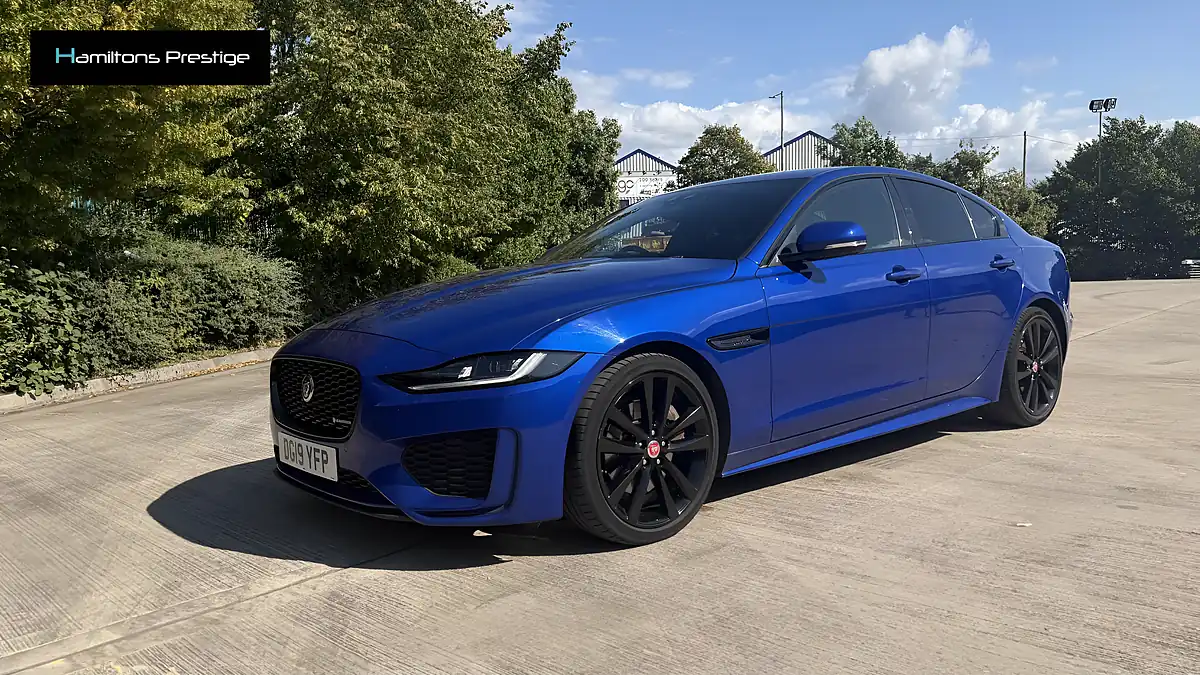 Used 2019 Jaguar Xe R-Dynamic S Caesium Blue - Interior and Exterior details 8
