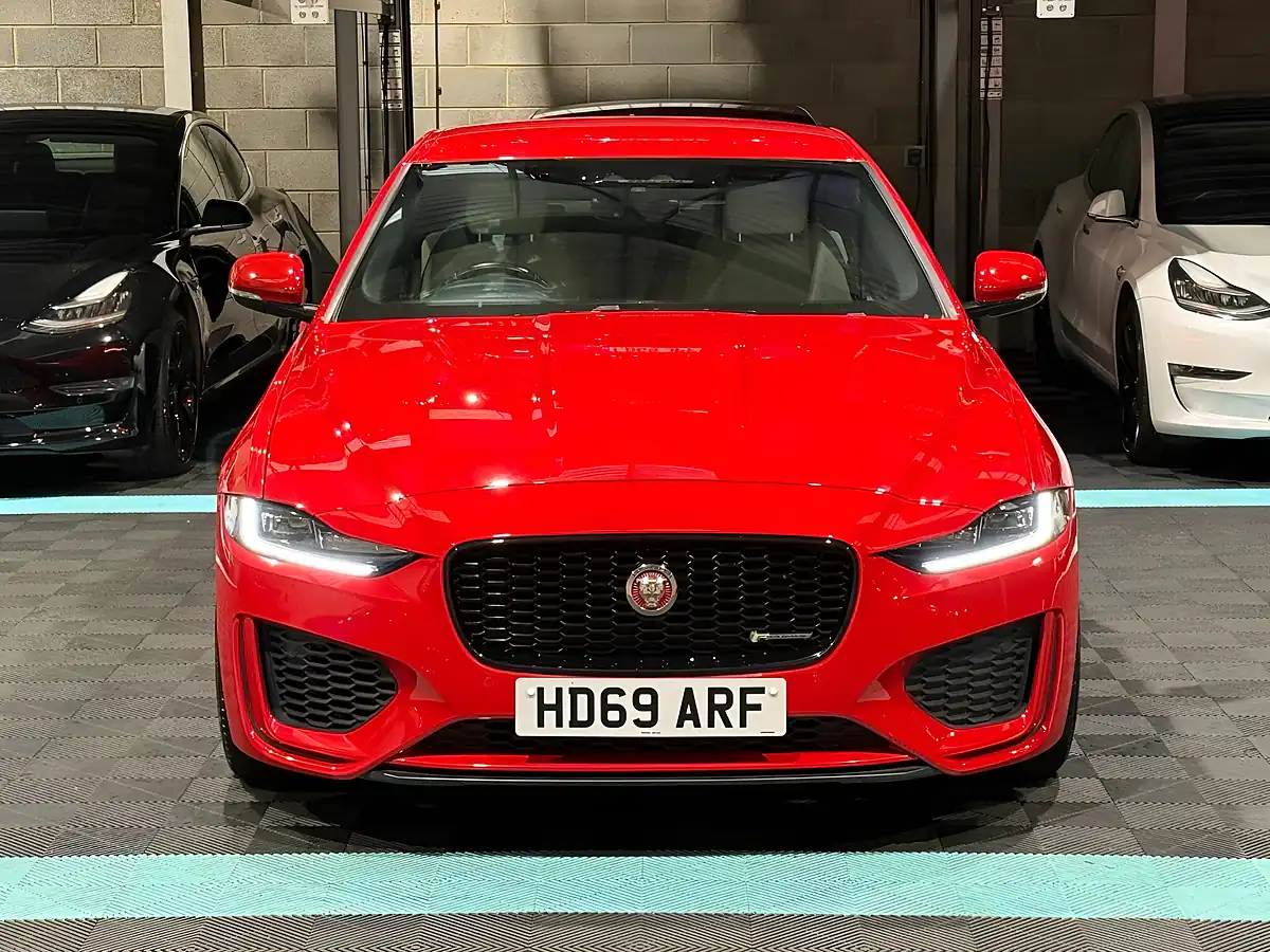 Used 2019 Jaguar Xe R-Dynamic S Red - Interior and Exterior details 4