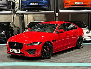 Used 2019 Jaguar Xe R-Dynamic S Red - Interior and Exterior details 5