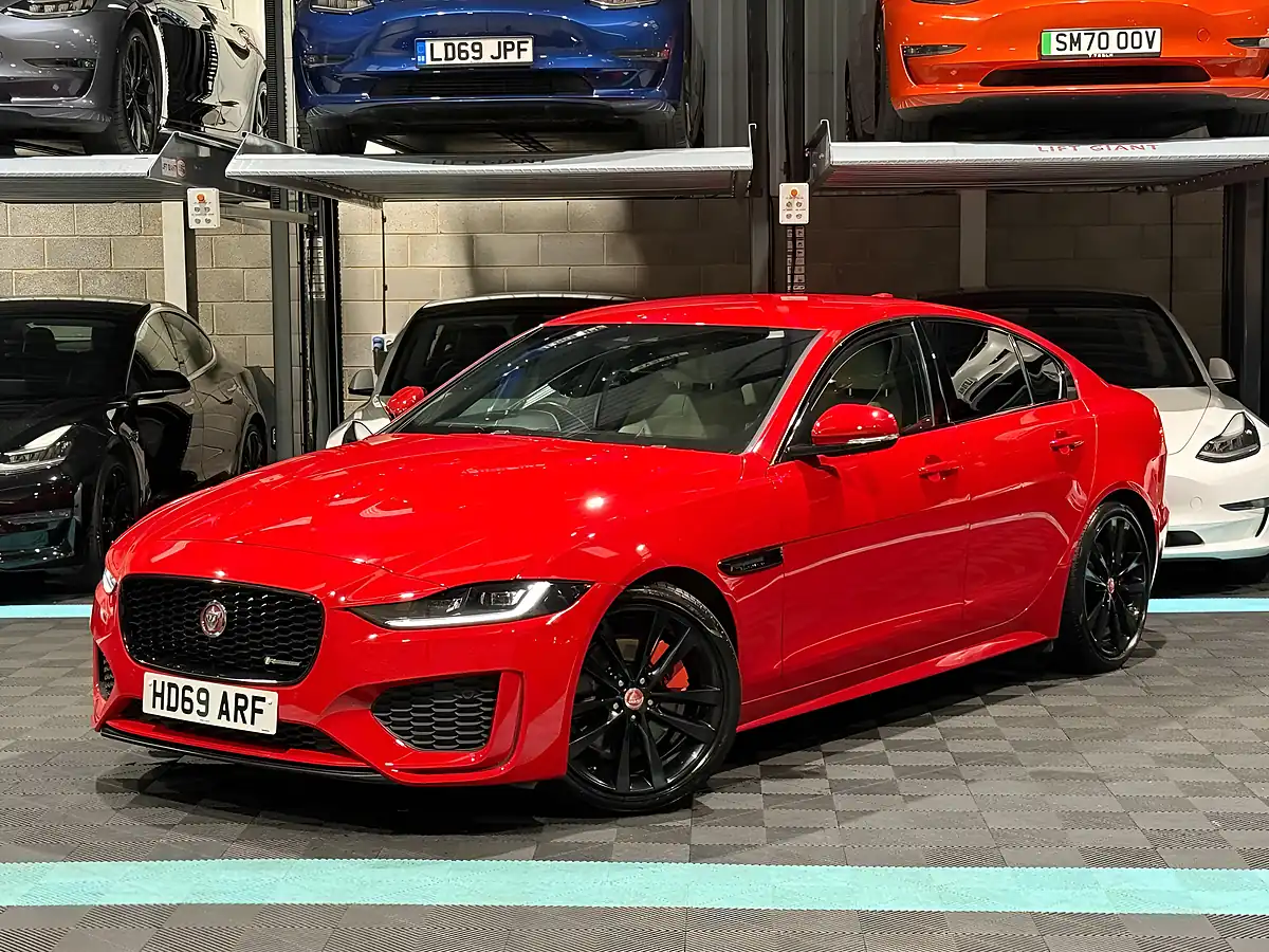 Used 2019 Jaguar Xe R-Dynamic S Red - Interior and Exterior details 5