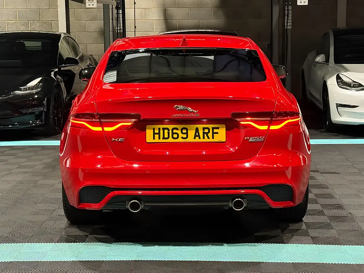 Used 2019 Jaguar Xe R-Dynamic S Red - Interior and Exterior details 8