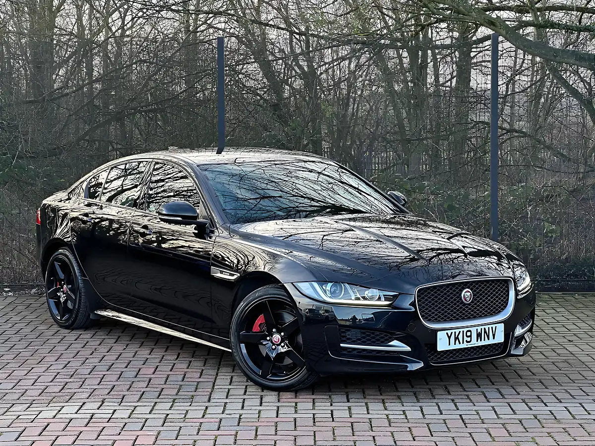 Used 2019 Jaguar Xe R-Sport Black - Front View