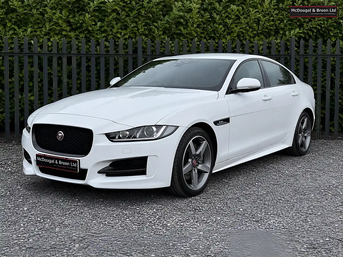 Used 2019 Jaguar Xe R-Sport White - Front View