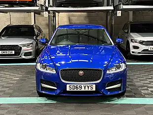 Used 2019 Jaguar Xf R-Sport Blue - Interior and Exterior details 4