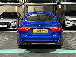 Used 2019 Jaguar Xf R-Sport Blue - Interior and Exterior details 8