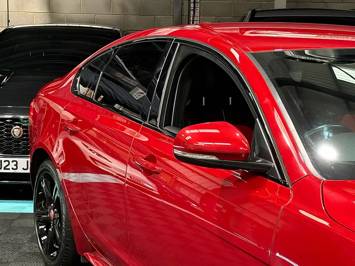 Used 2019 Jaguar Xf R-Sport Red - Interior and Exterior details 13