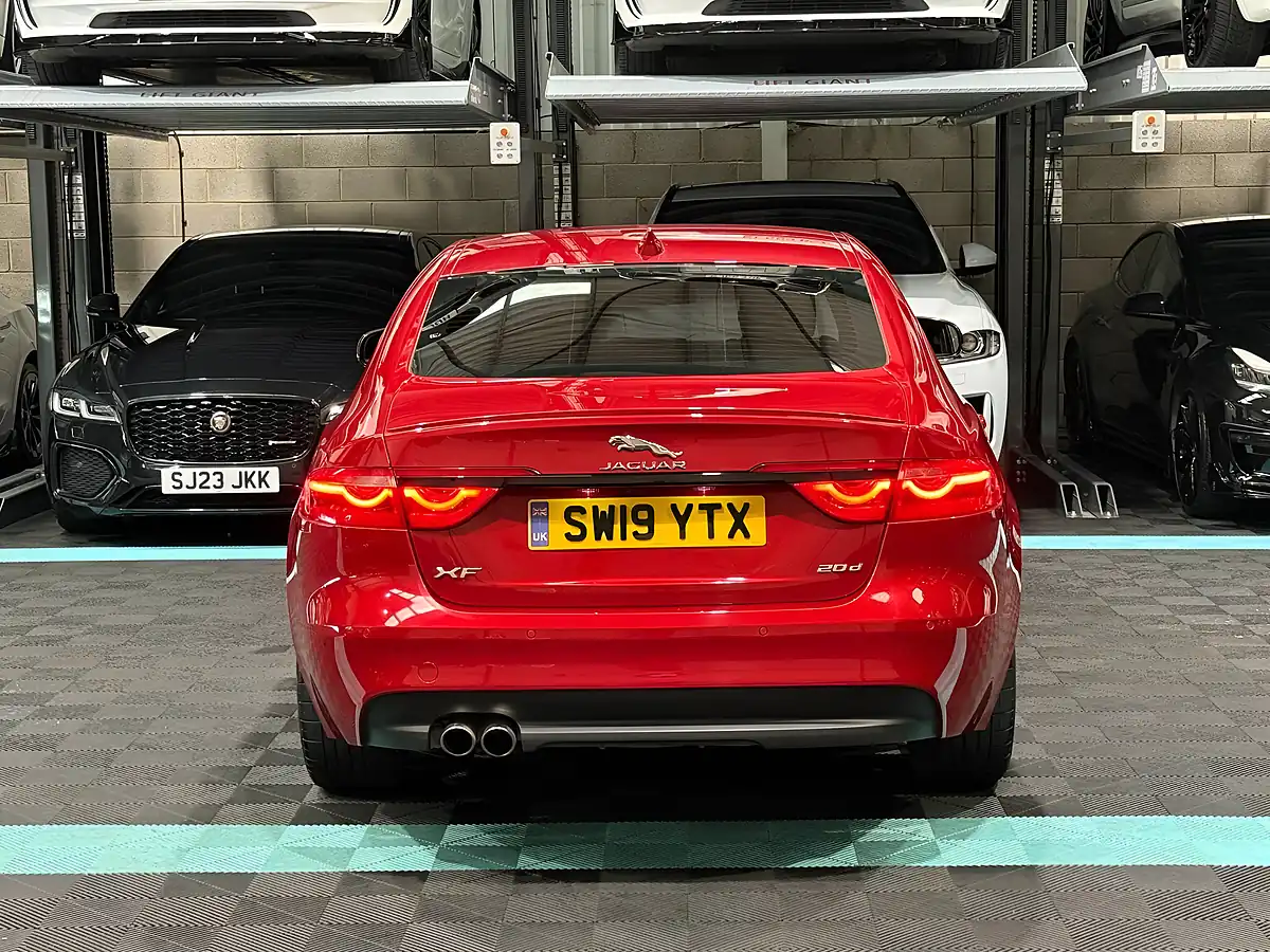 Used 2019 Jaguar Xf R-Sport Red - Interior and Exterior details 8