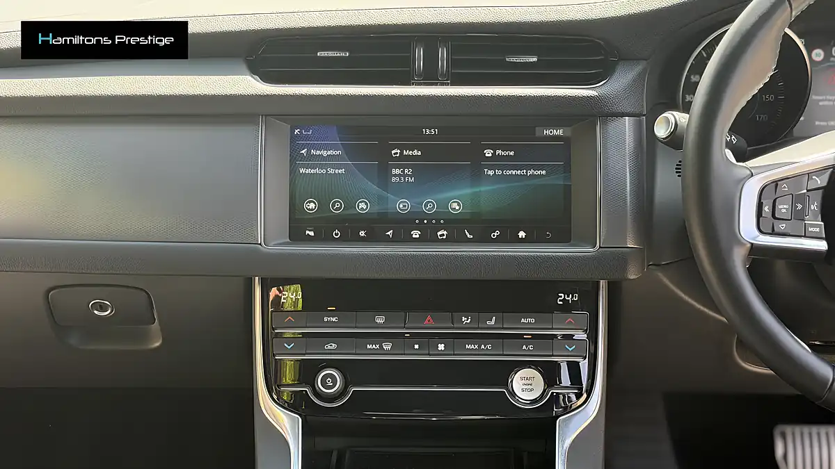 Used 2019 Jaguar Xf R-Sport Santorini Black - Interior and Exterior details 12