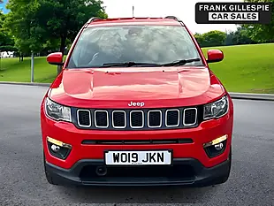 Used 2019 Jeep Compass Longitude Red - Interior and Exterior details 5